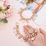 Short Chain Replacement Straps with Flower Pendant