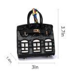 Edibling Women's Leather Handbag Charms - Blue