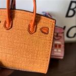 Edibling Women's Leather Handbag Charms - Blue