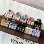 Edibling Women's Leather Handbag Charms - Blue