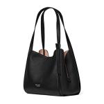Kate Spade Knott Large Black Pebbled Leather Bag
