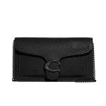Coach Tabby Chain Clutch in Black