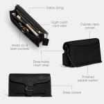 Coach Tabby Chain Clutch in Black