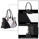 Miss Lulu V-Shape Lightweight Leather Tote Bag