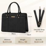 RAINSMORE Women's 3-Piece Leather Handbag Set
