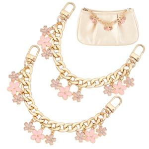 Short Chain Replacement Straps with Flower Pendant