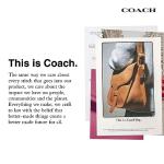 Coach Black Polished Pebble Tabby Wristlet