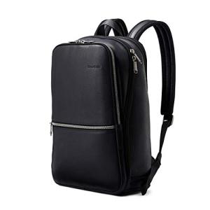 Samsonite Classic Leather Slim Backpack - Black