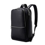 Samsonite Classic Leather Slim Backpack - Black
