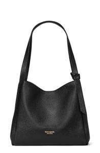 Kate Spade Knott Large Black Pebbled Leather Bag