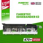 Fabertec E2 Edgebander with Pre-Milling and Corner Rounding