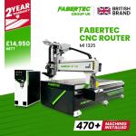 FABERTEC M1 1325 CNC Router with Vacuum Bed