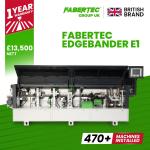 Fabertec E1 Edgebander with Pre-Milling Feature