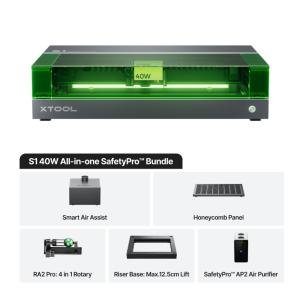 xTool S1 40w Diode Laser Cutter Bundle
