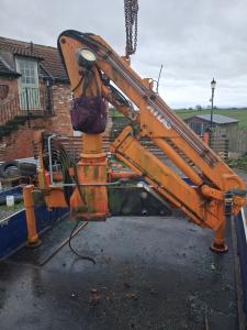 Atlas Hiab Crane 910c with Grab Piping