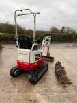 Takeuchi TB210R Mini Excavator with Low Hours