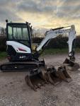 Bobcat E27z Mini Excavator with 495 Hours
