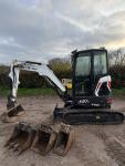 Bobcat E27z Mini Excavator with 495 Hours