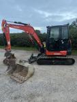 Kubota KX060-5 Mini Excavator with Low Hours