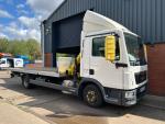 MAN TGL 7.160 Flatbed HIAB with Long Reach
