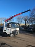 Mercedes 7.5 Ton Flatbed with Fassi F50 Crane