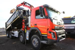 Volvo FMX 420 Tipper with Palfinger Grab Crane