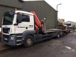 Artic Hiab Crane Truck for Heavy Lifting