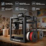 Wondermaker ZR High-Speed 3D Printer, Multicolor