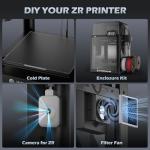 Wondermaker ZR High-Speed 3D Printer, Multicolor