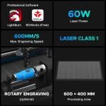 OMTech 60W CO2 Laser Engraver and Cutter
