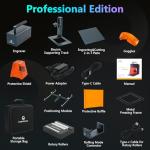 Portable Laser Engraver with Rotary Roller Feature