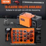 VEVOR Portable Drill Bit Sharpener with Adjustable Angles