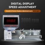 CREWORKS 9x24" Metal Lathe with LCD Display