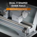 CREWORKS 9x24" Metal Lathe with LCD Display