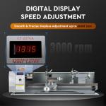 CREWORKS 1100W Benchtop Metal Lathe with Chuck