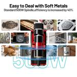 Twotrees TTC450 CNC Router Machine with 500W Spindle