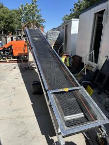 Adjustable 6m Conveyor Belt, 600mm Wide