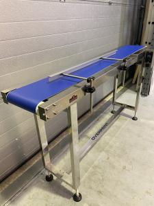 1.5m Blue Food Grade Conveyor with Stainless Steel