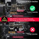 1X to 16X GPU Riser Card for Mining