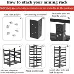 12GPU Mining Rig Frame - Steel Open Air Case