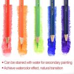 72 Vibrant Watercolor Pencils for Adult Coloring