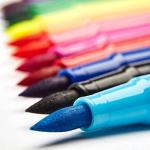 KINGART 36-Piece Watercolor Brush Markers Set