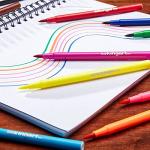 KINGART 36-Piece Watercolor Brush Markers Set