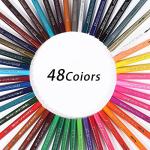 48 Professional Watercolor Pencils for Adults