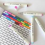 Ali's 60 Color Double Tip Alcohol Markers