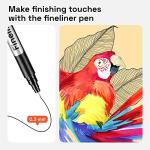 24 Watercolor Brush Pens for Creative Coloring