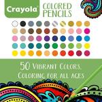 Crayola Colored Pencils - 50 Bright Colors