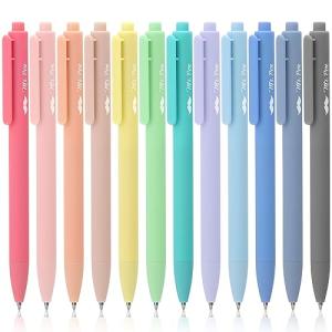 12-Pack Retractable Gel Pens for Adult Coloring