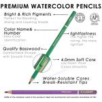 KALOUR 120-Color Watercolor Pencil Set