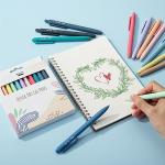 12-Pack Retractable Gel Pens for Adult Coloring